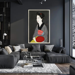 Traditional Japanese Kimono Art Print - Cultural or Heritage Poster