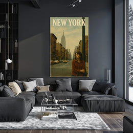 New York Street Scene Poster