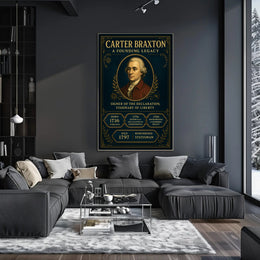 Carter Braxton A Founding Legacy Poster PosterGoat