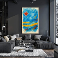 Abstract National Flag Abstract Poster