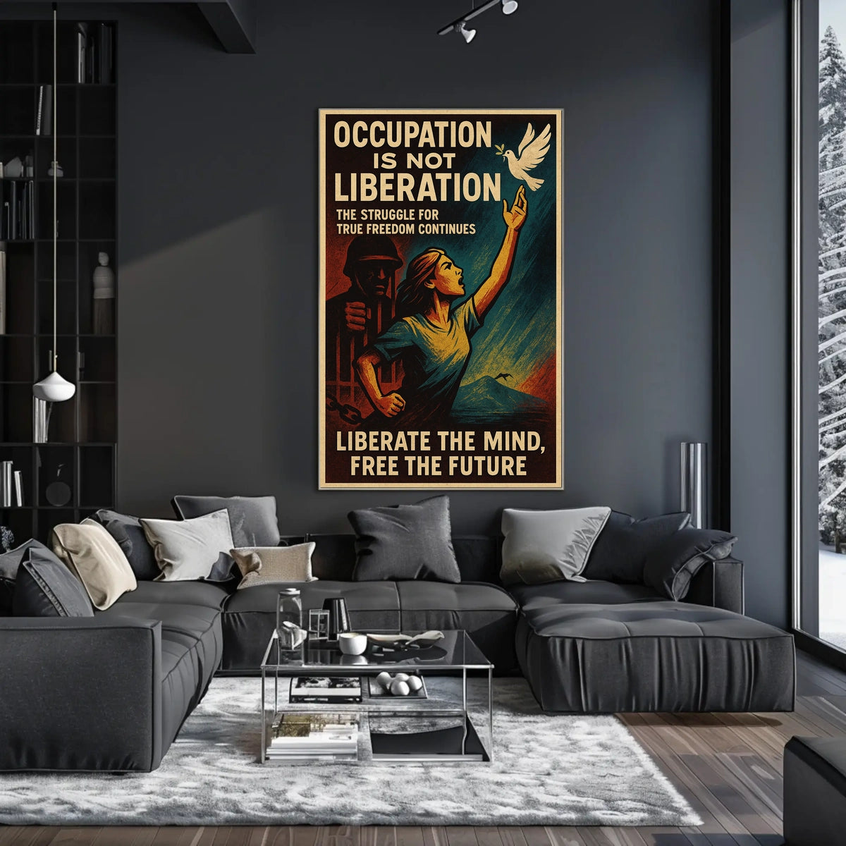 Occupation Is Not Liberation Poster