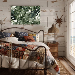 Lush Tropical Leaves Poster