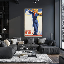 Winter in Austria Poster