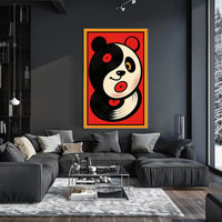 Vinyl Panda Poster