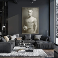 Tribute to a Legendary Athlete Jim Thorpe Poster