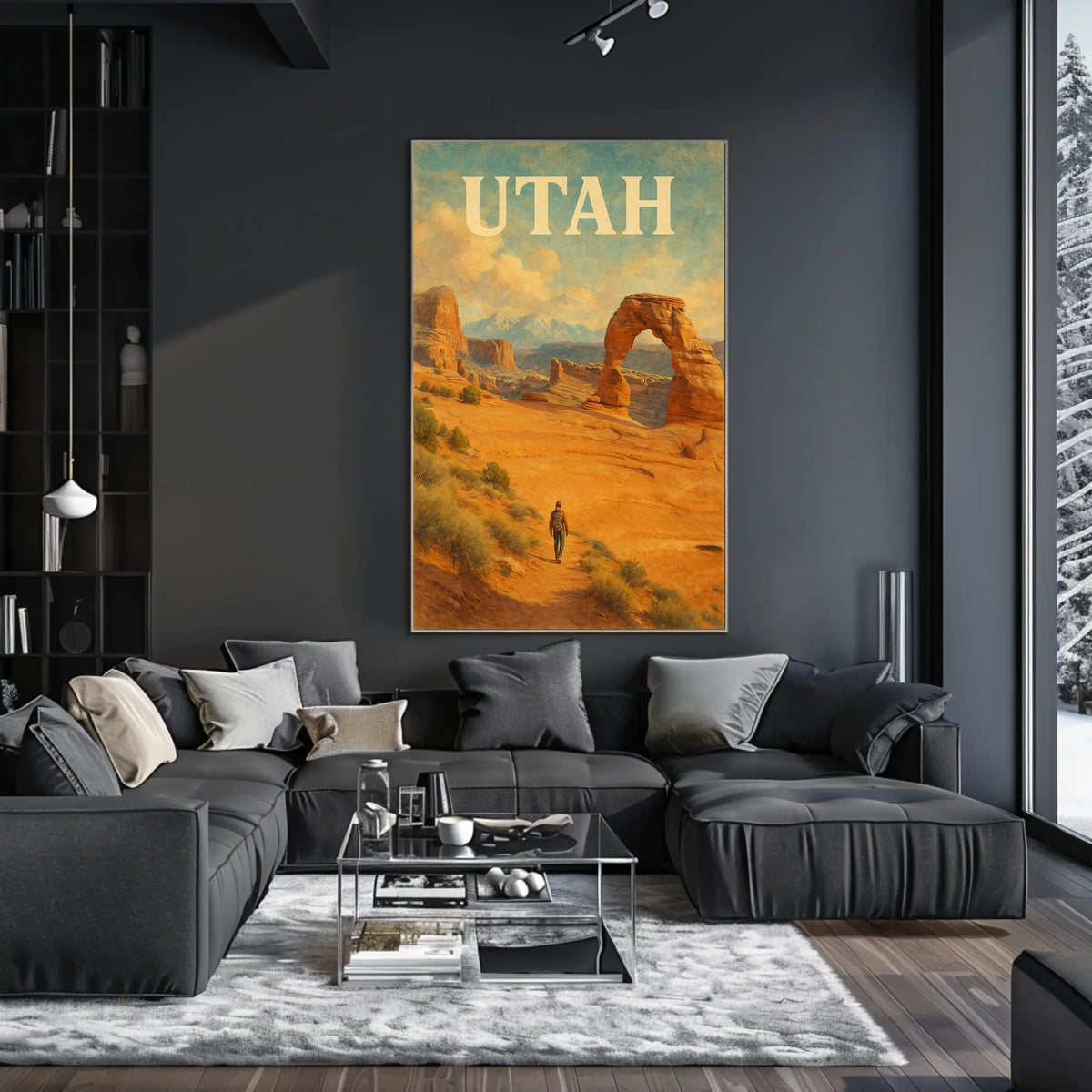 Utah Landscape Exploration Poster