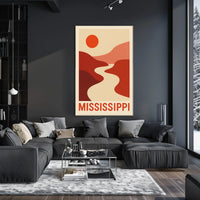 Mississippi Landscape Poster