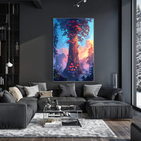 Enchanted Forest Tower Poster