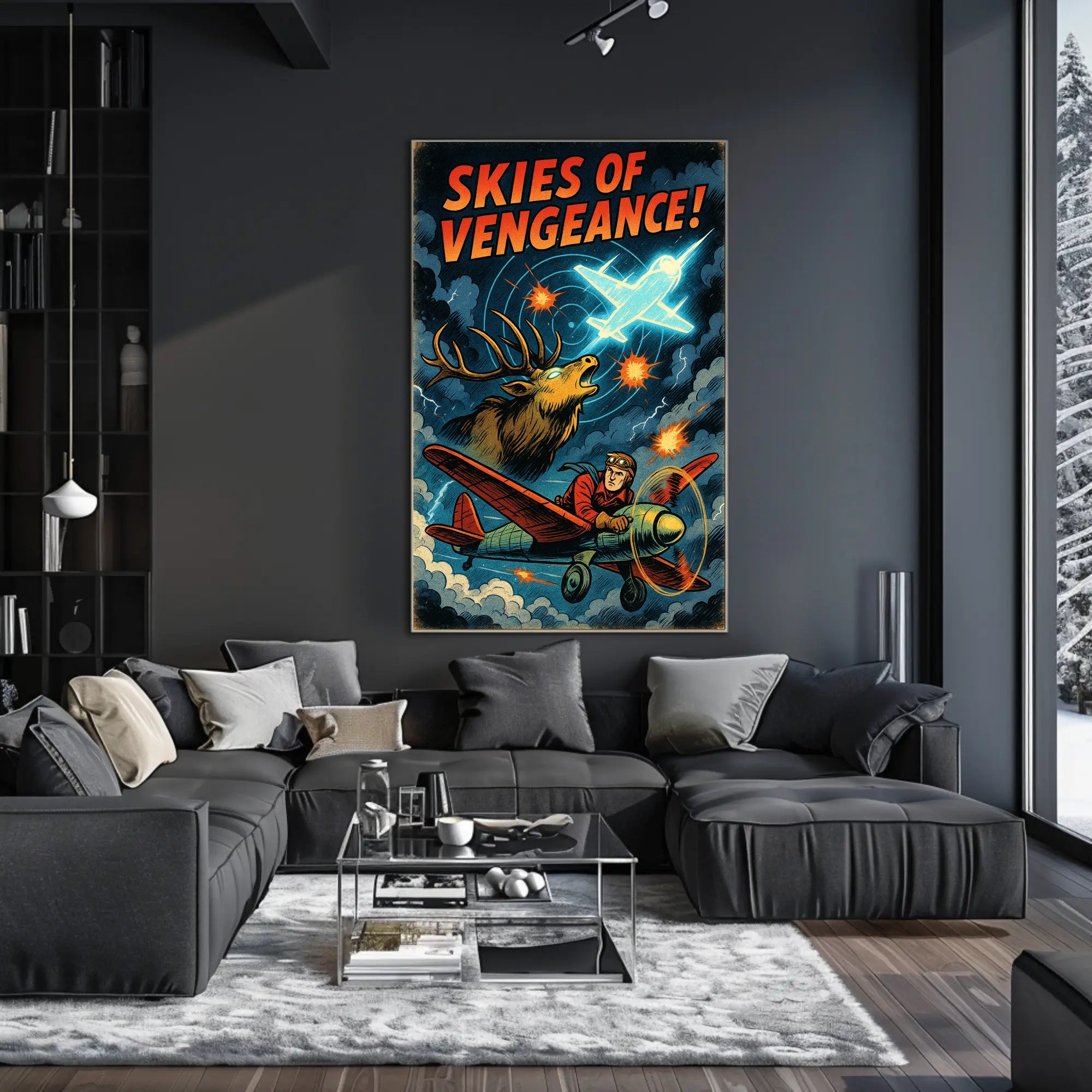 Skies of Vengeance Poster PosterGoat
