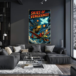 Skies of Vengeance Poster PosterGoat