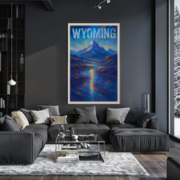 Wyoming A Vibrant Landscape Poster
