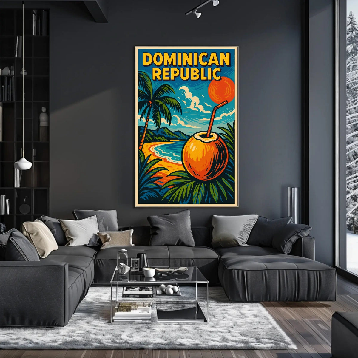 Tropical Paradise Dominican Republic Poster