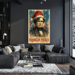 Franklin Pierce 14th President of the United States Christmas SeriesPoster