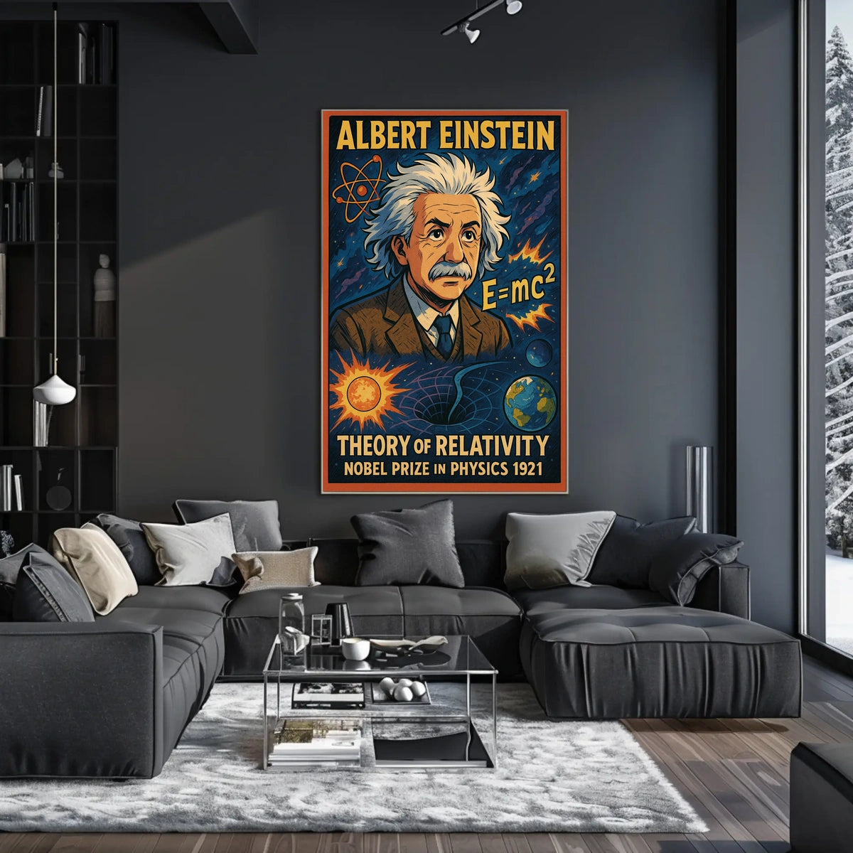 Albert Einstein Theory Of Relativity Poster