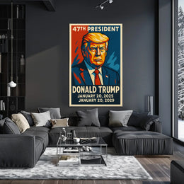 Visionary Trump American Spirit Pop Art Poster