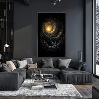 Mesmerizing Cosmic Vortex Abstract or Artistic Poster
