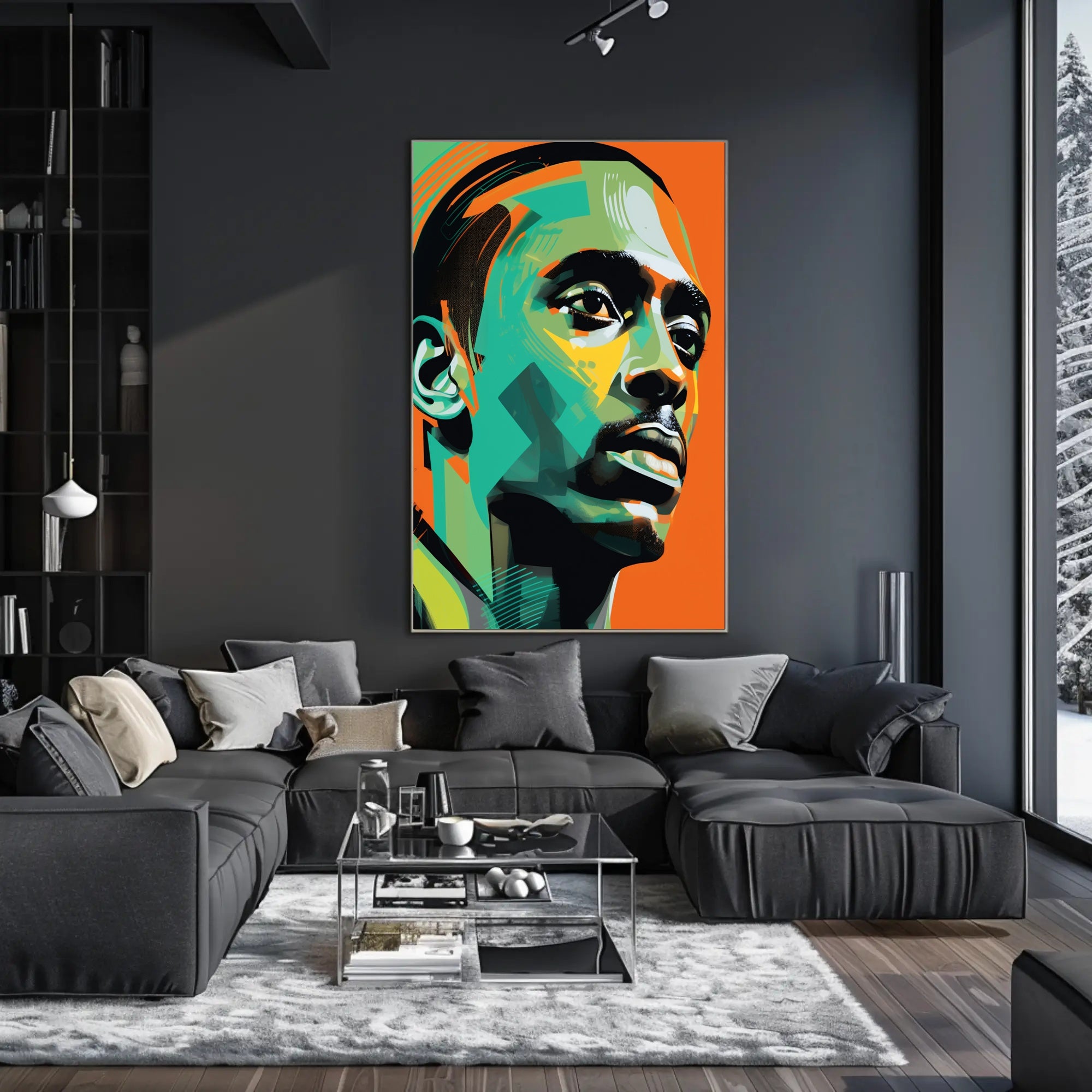 Vibrant Portrait Poster PosterGoat
