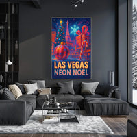 Las Vegas Neon Noel Poster