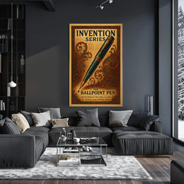 The Ballpoint Pen Invention Series Poster