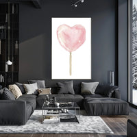 Heart Shaped Delight Poster Romantic Wall Art Print