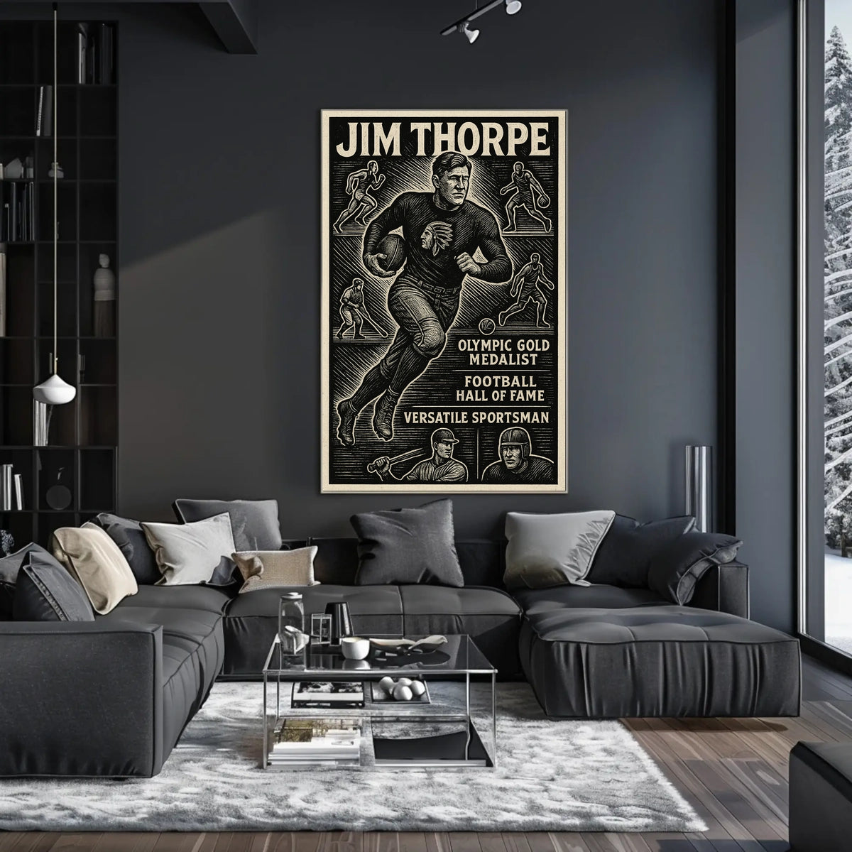 Legendary Athlete Celebration Poster