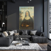 Saint Rita Feast Day Poster