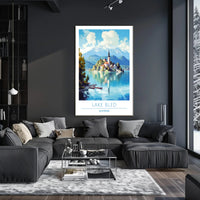 Scenic View of Lake Bled Poster