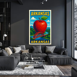 Arkansas A Vibrant Tribute Poster