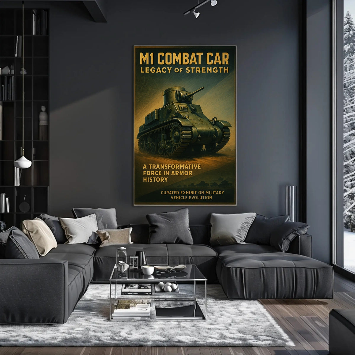 M1 Combat Car Legacy Of Strength Poster