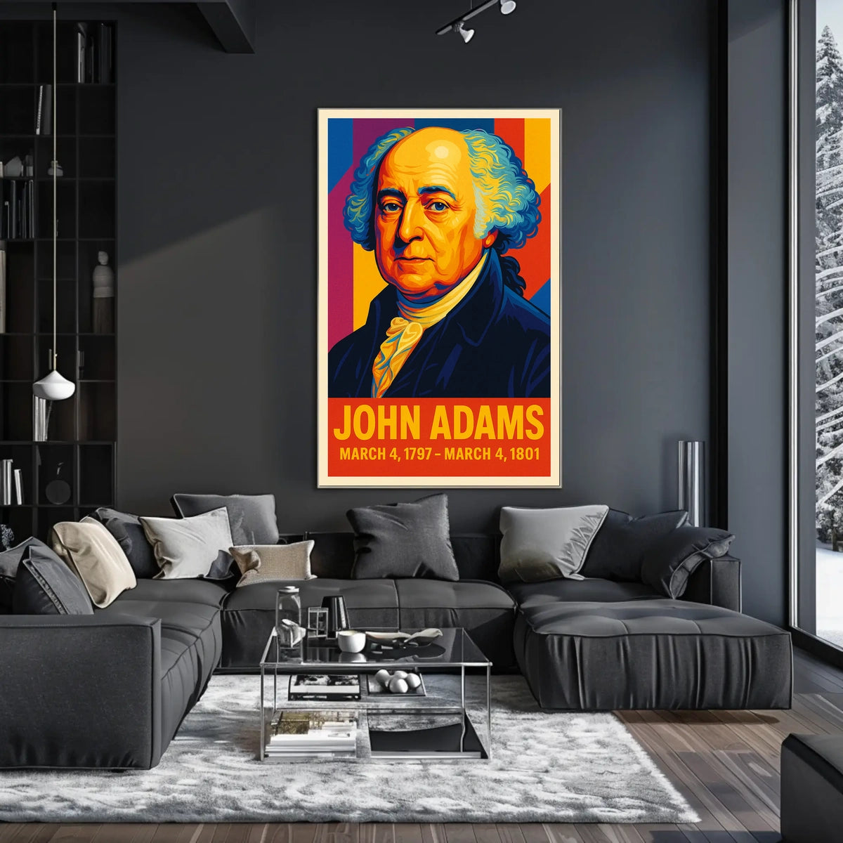 John Adams 2nd President Poster