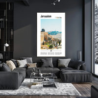 Jerusalem Cityscape Cultural and Heritage Poster PosterGoat