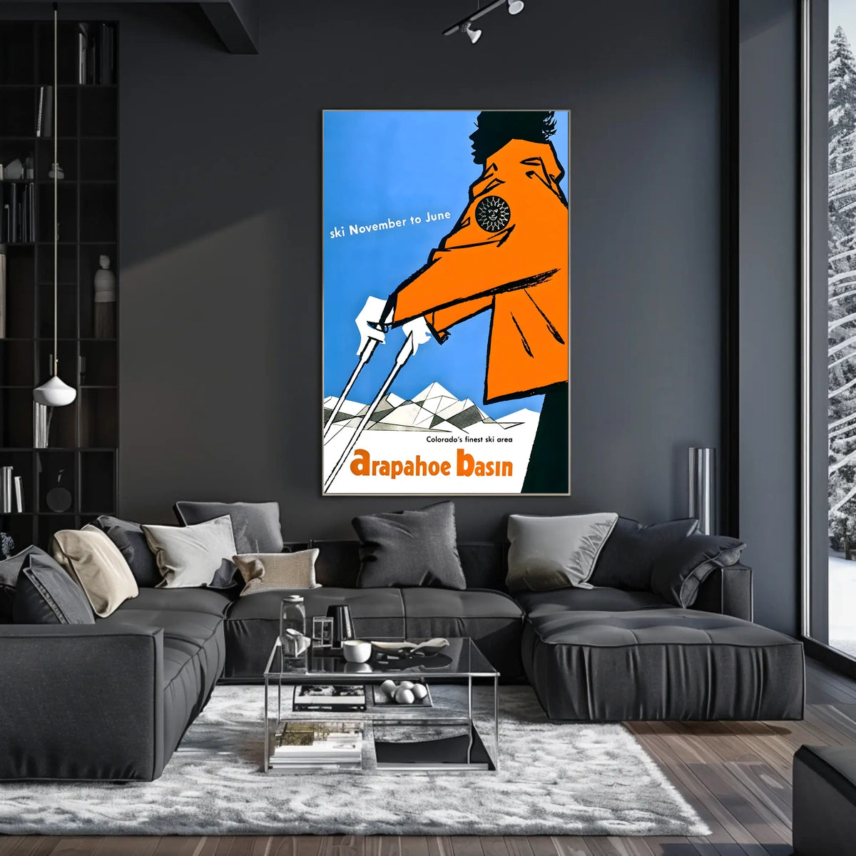 Arapahoe Basin Ski Poster