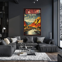 Germany The Rhine Poster