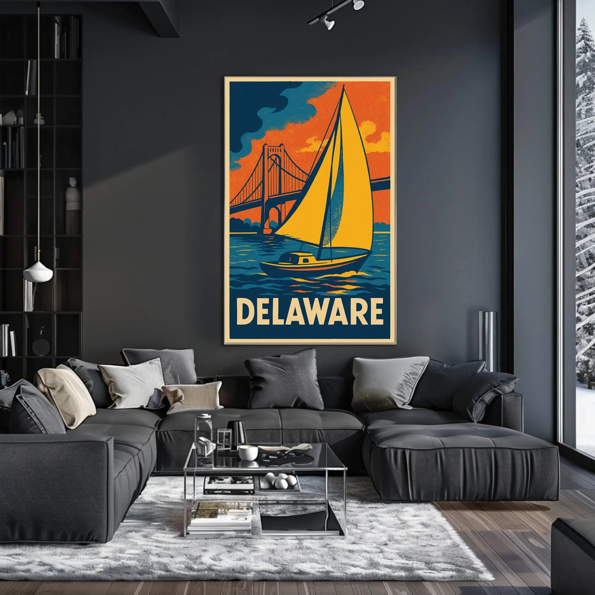 Delaware Travel Poster