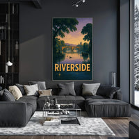 Riverside Serenity Poster