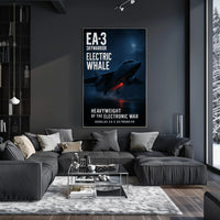 Electric Whale Douglas EA-3 Skywarrior Poster PosterGoat