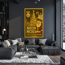 Neon Noel In Las Vegas Poster