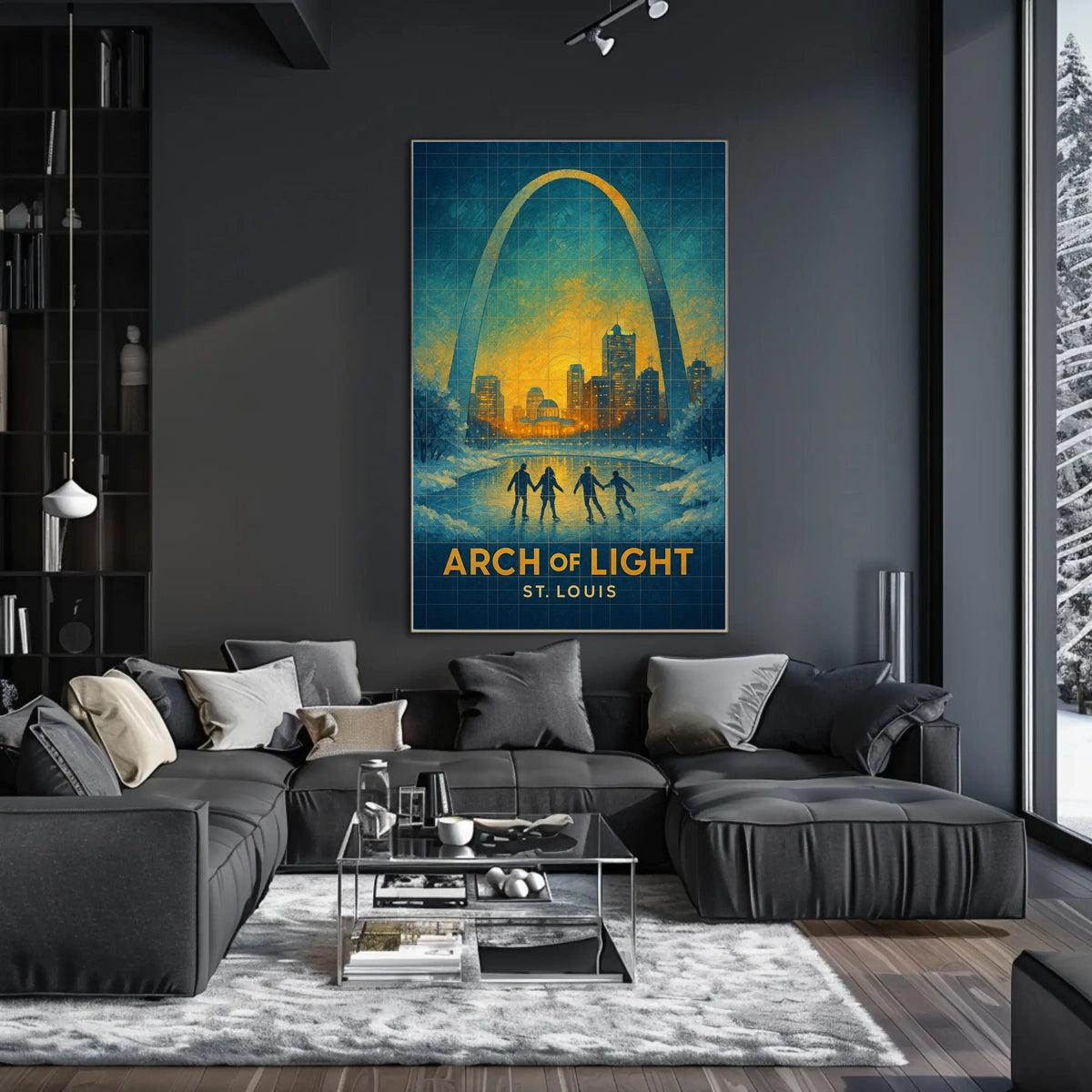 Arch Of Light St. Louis Poster