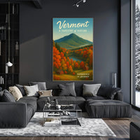 Vermont Nature Tapestry Poster Wall Art Print