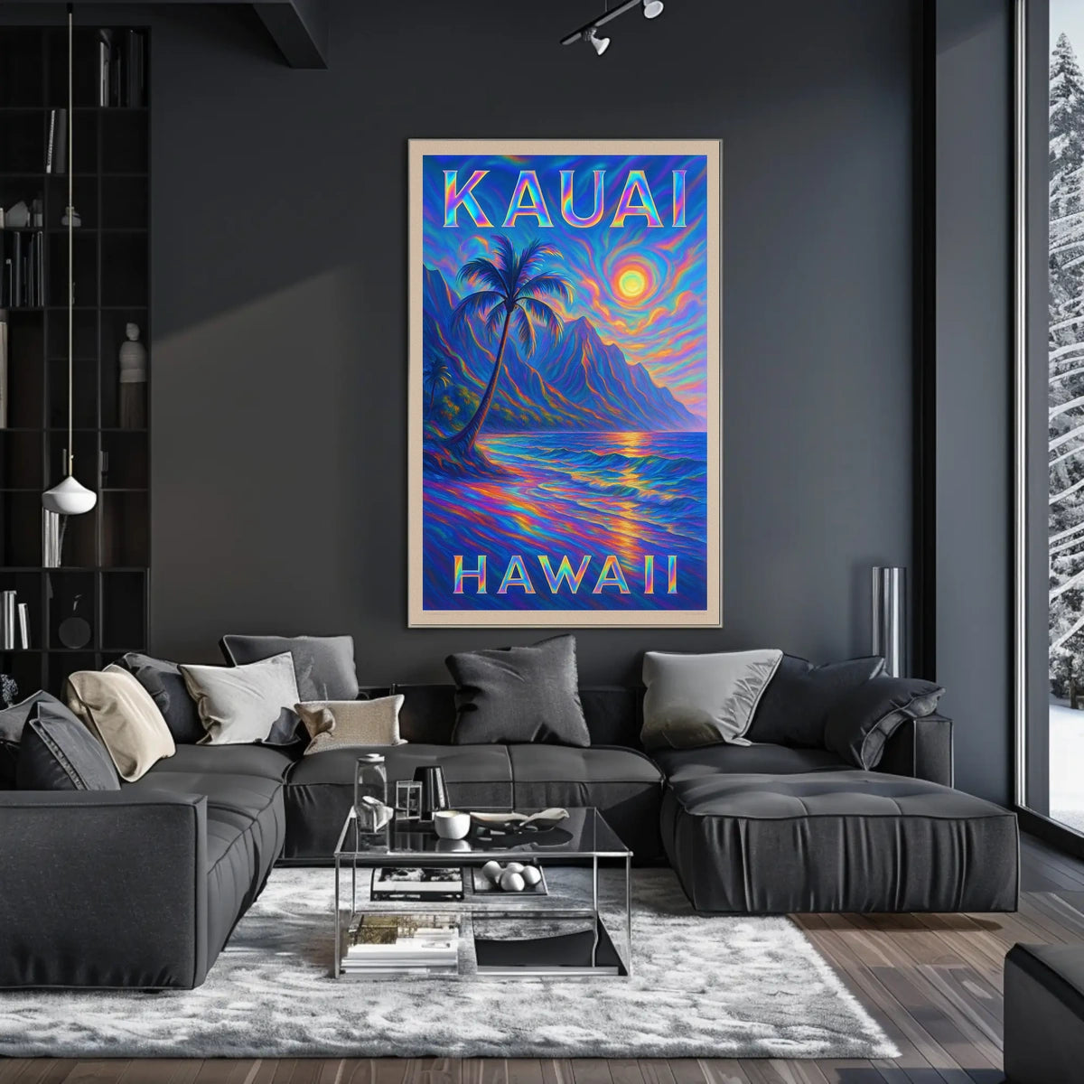 Kauai, Hawaii A Vibrant Paradise Poster