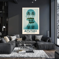 Aitutaki Cook Islands Paradise Poster
