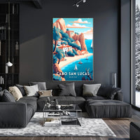 Cabo San Lucas Tranquil Seaside View Travel Poster