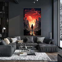 Dystopian Sunset Poster