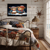 Winter Wonderland Bears Poster