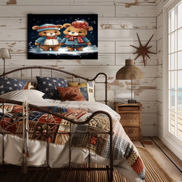 Winter Wonderland Bears Poster