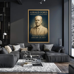 Gerald Ford – President of the United States Poster PosterGoat