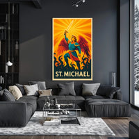Archangel Michael Sacred Art Poster