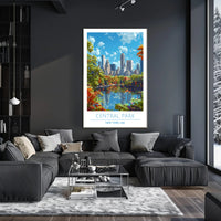 Central Park in Autumn Poster