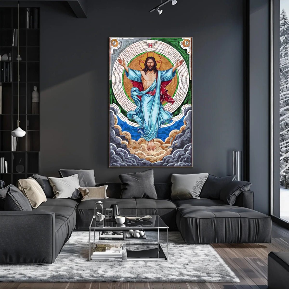 Ascension Mosaic Art Poster