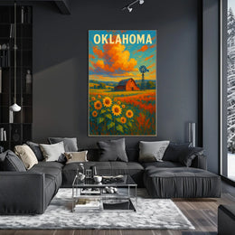 Oklahoma Countryside Poster